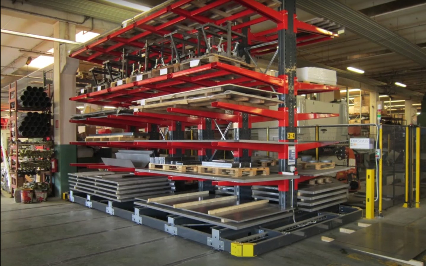 Electric Mobile Cantilever Racks